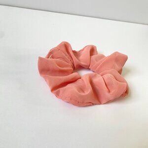 Handmade Pink Chiffon Scrunchies